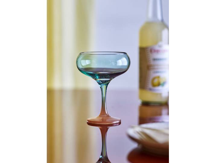 Verre à cocktail Signe ensemble de 6 Ø 10cm Multicolore