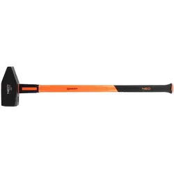 Neo, Hammer, Ingenieurhammer 8 kg, Griff aus Fiberglas (8000 g)