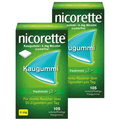 Nicorette 4mg freshmint KaugummiBigPack 2X105 St