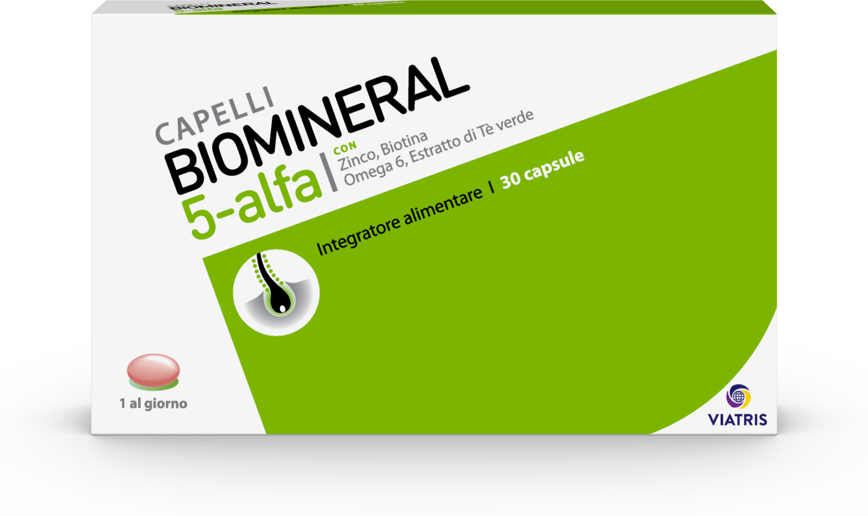 MEDA PHARMA SpA Biomineral 5-Alfa per Capelli, 30 Capsule