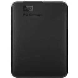 WD Elements Tragbare externe Festplatte 5000 Gb Schwarz (5 TB), Externe Festplatte, Schwarz