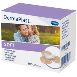 DERMAPLAST SOFT Spots Pflaster rund 22 mm 200 St