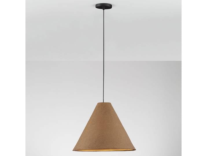 Suspension Joelle type B Ø 45cm Marron/Marron Papier mâché E27