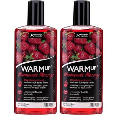 Warmup Erdbeer Massageöl 2x 2x150 ml