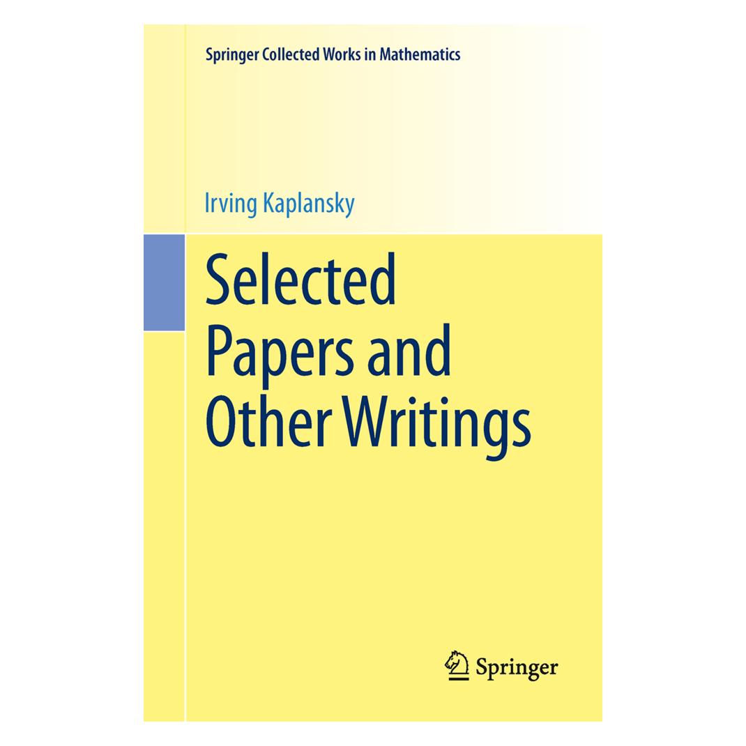 Springer Selected Papers and Other Writings (Englisch, Softcover, Irving Kaplansky) (55531618)