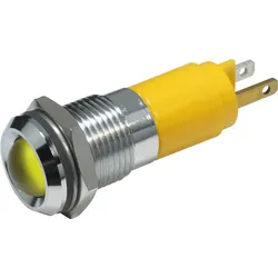 19220352 - LED-Signalleuchte, gelb blinkend, 24 VDC, Ø14 mm, 70 mcd
