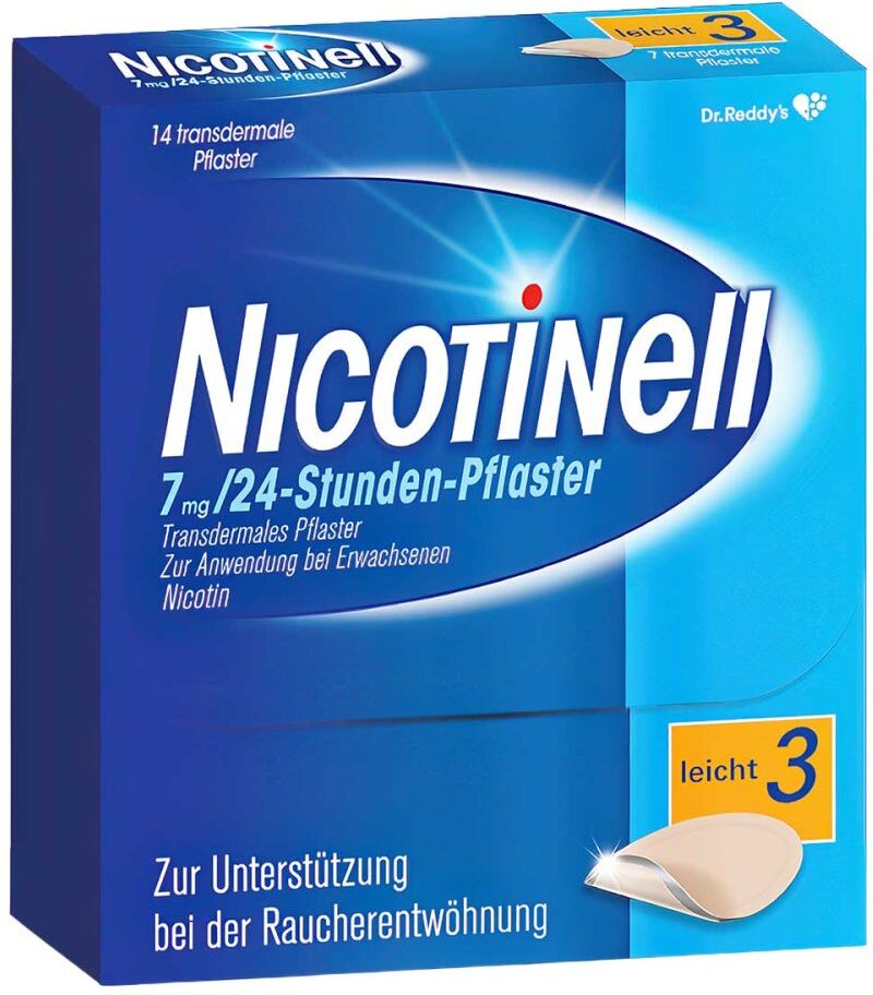 Nicotinell 7mg/24-Stunden-Nikotinpflaster, Leicht (3)