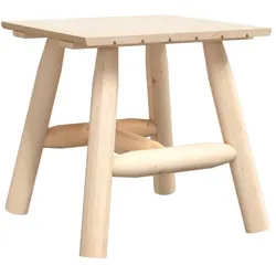 vidaXL, Gartenbeistelltisch + Gartenservierwagen, Hasonum (Quadratischer Tisch)