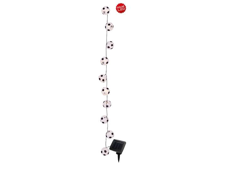 Lichterkette Solar Outdoor Fußball LED 20 Textil Lampions Gartenparty 5218126