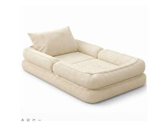Bettsofa Exclusive Creme Leinenstoff B 90 T 150 cm - Bettsofa