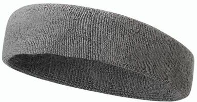 The Handy Homestead Unisex Sports Headband Moisture Wicking Workout Hairband For Gym Yoga Running grey