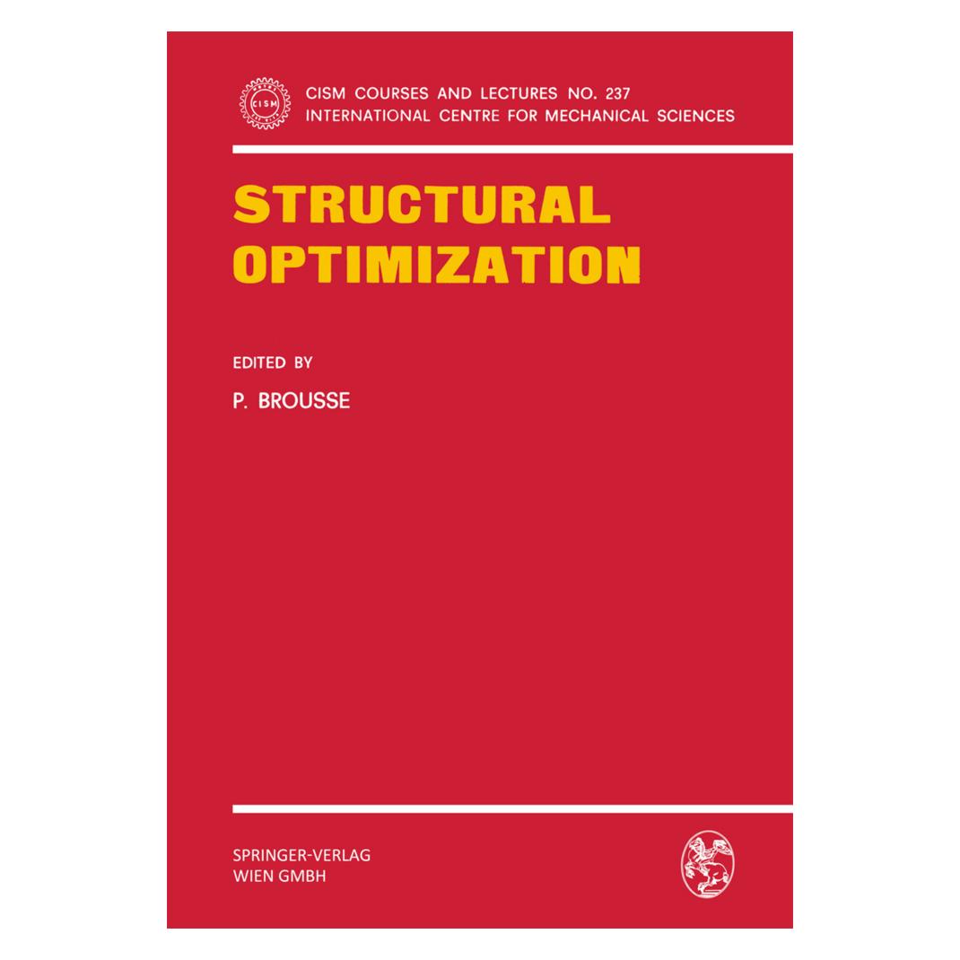 Springer Structural Optimization (Englisch, Softcover, P. Brousse) (55563969)