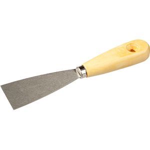 Nölle Spachtel 710440, Breite 40mm, Malerspachtel aus Stahl, mit Holzgriff