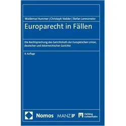 Europarecht in Fllen, Fachbücher von Stefan Lorenzmeier, Christoph Vedder, Waldemar Hummer