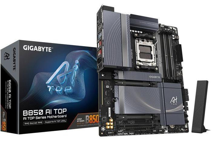 Gigabyte B850 AI TOP Moederbord, ATX, AMD B850-chipset, DDR5, PCIe 5.0, WiFi 7