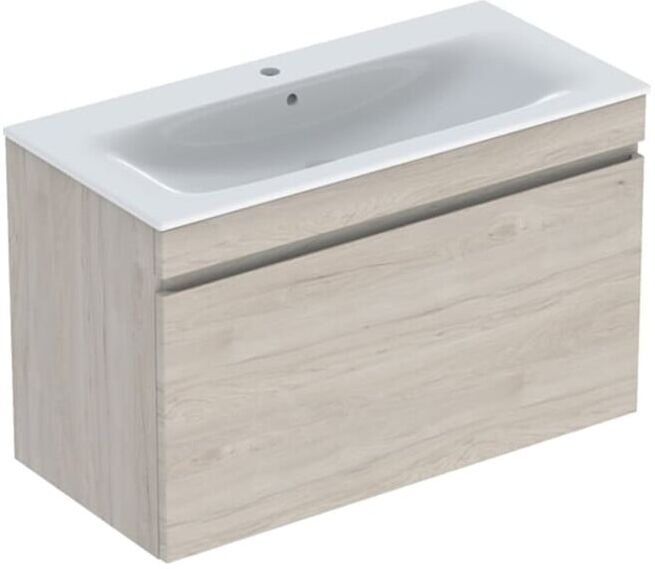 Geberit Set lavabo meuble Renova Plan 100x62,2x48 cm, KP N h be., WT bl/KeraTe (501917008)