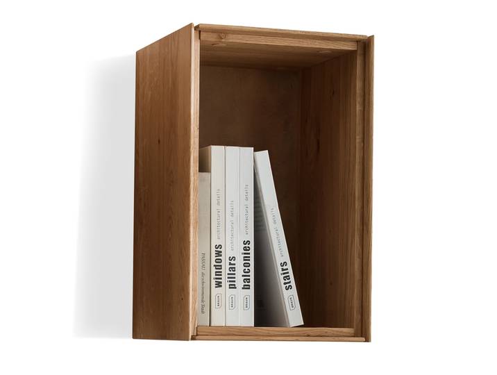 LORINA Hängeelement III, Material Massivholz, Wildeiche geölt
