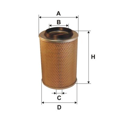 FILTRON Luftfilter AM 407/1 Filtereinsatz 229mm für Mercedes