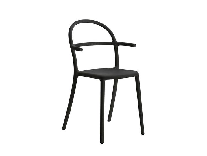 KARTELL set de 2 chaises GENERIC C (Noir - Polypropylène)