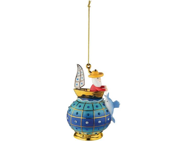 Alessi kerstbal Faberjori Il Vecchio e il Mare