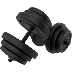 Artsport 2er Hantelset 40kg - Kurzhantel Set mit 2 Kurzhanteln, 12 Gewichte – Rutschfeste Griffe