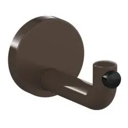 Hewi 477 Wandhaken 477.90.03584 100mm, Türpuffer schwarz, umbra