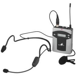 Headset Sprach-Mikrofon Monacor TXA-800HSE Übertragungsart (Details):Funk, Kabellos Metallgehäuse, Schalter