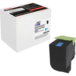 edding Toner EDD-6041 cyan kompatibel zu LEXMARK 80C2SC0