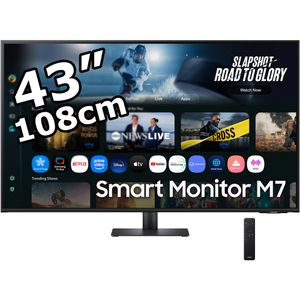 Samsung Monitor SMART M70F, S43FM700UU, 43 Zoll, 4K UHD 3840 x 2160 Pixel, 4 ms, 60 Hz