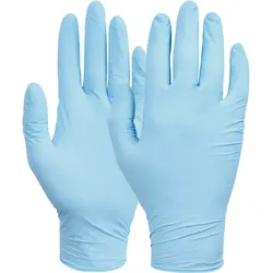 NORSE Disposable Blue Blaue Einweg-Nitrilhandschuhe - Größe 9/L, Box = 100Stück