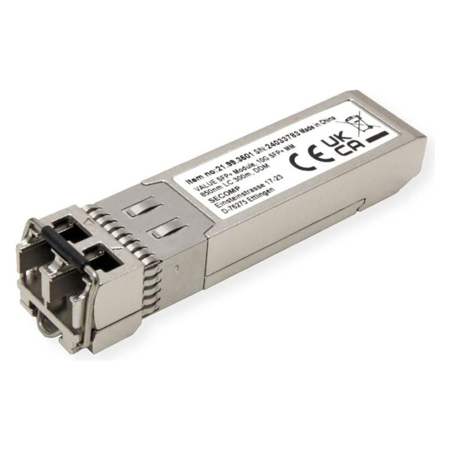 Value SFP+ Modul (MiniGBIC) SR/LC, 10GbE (21.99.3501)
