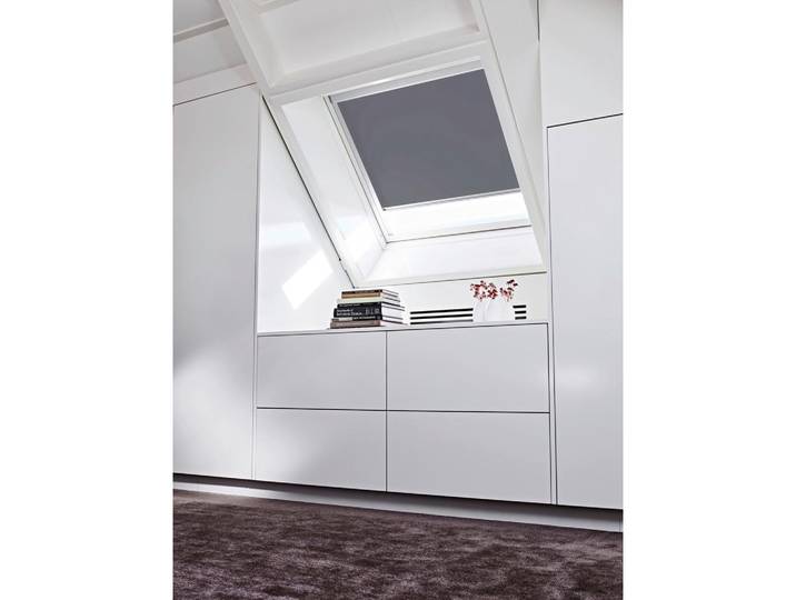 Verdunkelungsrollo Cool Grey 49,3x94 cm Länge einstellbar