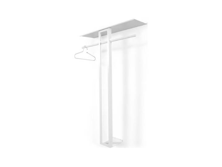 Designer Wandgarderobe Alvona - Weiß - Luxusbetten24