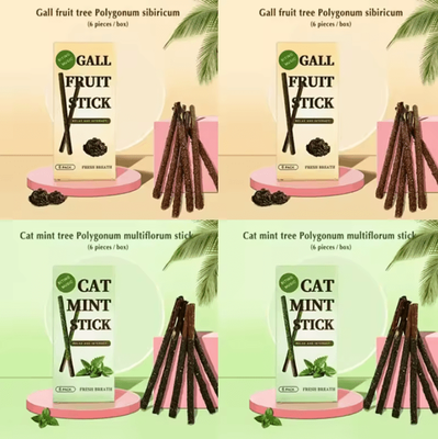 Inspire Curations Natural Matatabi Cat Chew Sticks For Dental Care And Play mix 4pcs