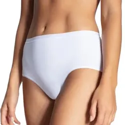 Calida Natural Comfort Brief Highwaist Weiß Baumwolle Large Damen
