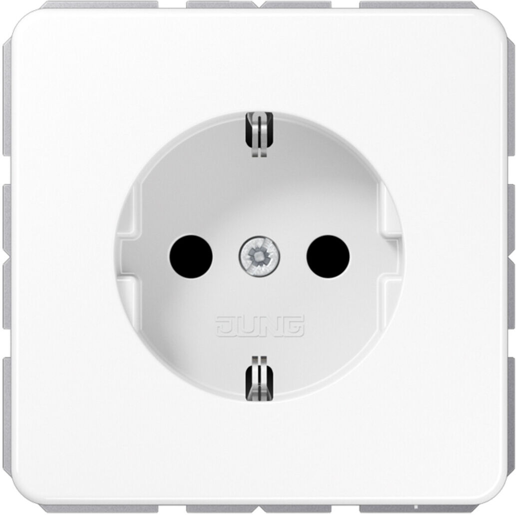 Jung SCHUKO-Steckdose alpinweiß CD 1520 KI WW (CD1520KIWW)