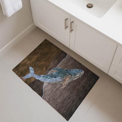 Addison Rugs Premium Washable Super Soft Modern Whale Mayfield Rug