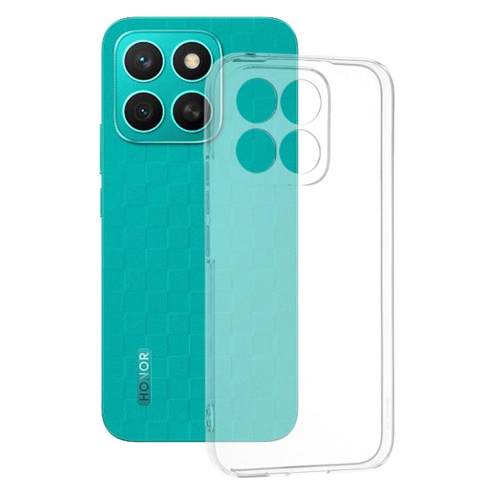 Techsuit - Clear Silicone - Honor X8c - Transparent (Honor X8c) (56365763)