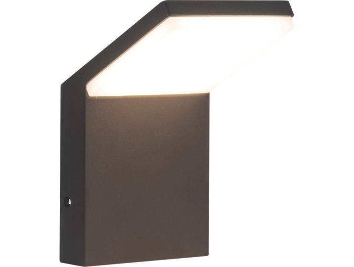 Wandlampe aussen Vive Anthrazit Aluguss B 10 cm IP54 - LED - Lichtfarbe: Warmweiss - Wandlampe aussen- LED Energiesparlampe