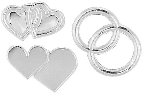 Wachsmotive Hochzeit silber
