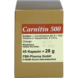 Carnitin 500 45 ST