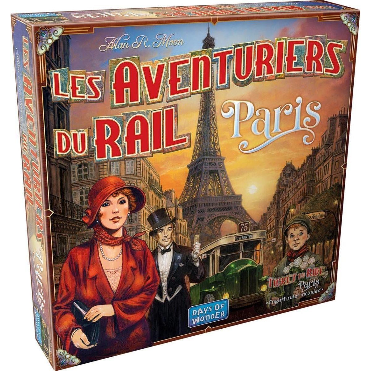 Les Aventuriers du Rail Parijs gezelschapsspel voor 2-4 spelers van Asmodee