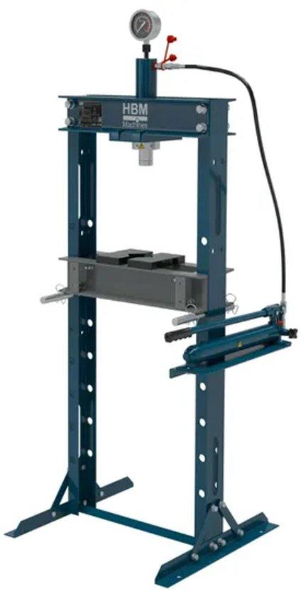 Hydraulische werkzeugmaschine, 20 Ton, 185 mm slag, 28-988 mm bereich, 108,8 kg, blau