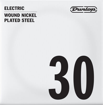 Dunlop Nickel Wound Single Str 030w
