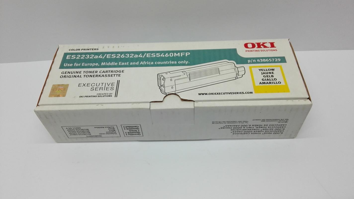 OKI Toner ES2232a4 Geel - 6000 Pagina's