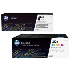HP Original 312A Toner 4er Set schwarz, cyan, magenta, gelb