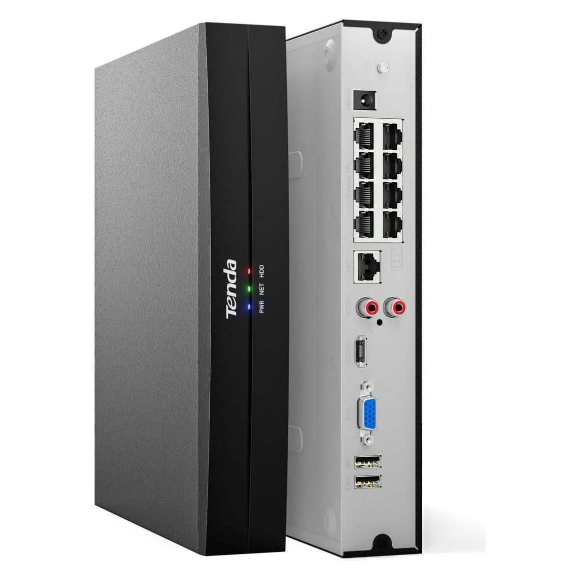 Tenda 4K 8-Kanal PoE NVR Überwachungsrekorder (Netzwerk Videorecorder (NVR)) (BIZTENTN31088P)