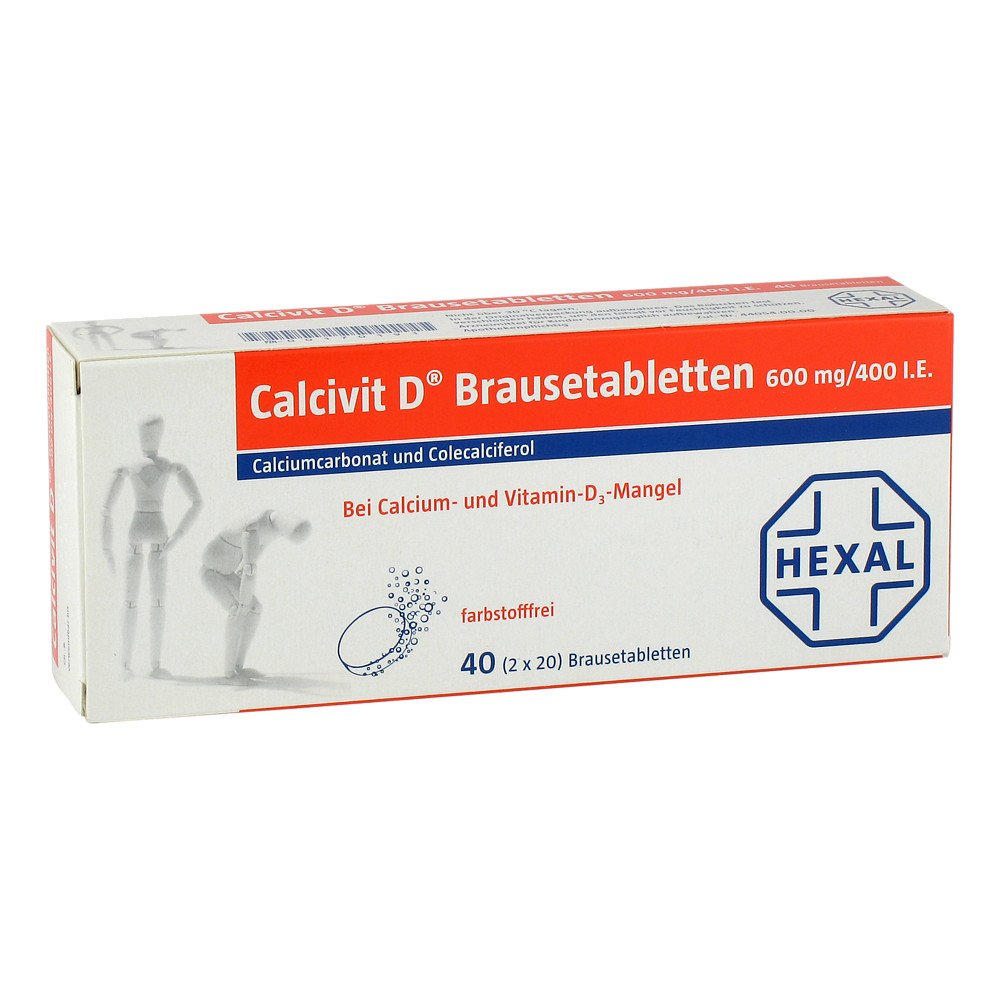 CHEPLAPHARM Arzneimittel GmbH Calcivit D Brausetabletten 600mg/400 internationale Einheiten 00170191
