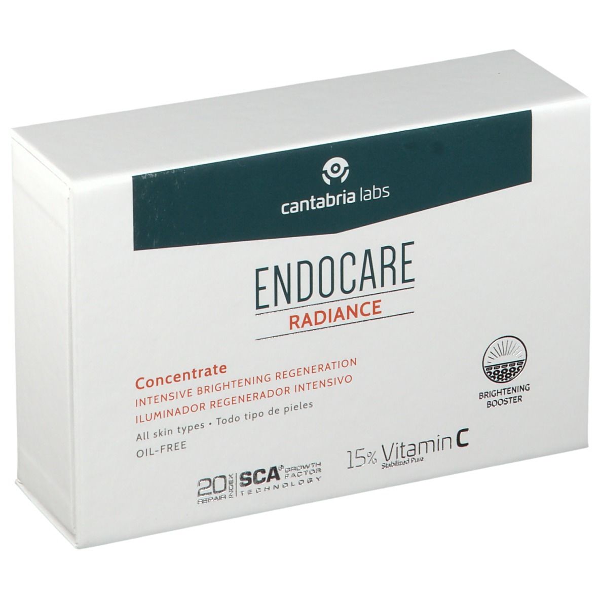 Endocare Radiance Concentrate 15% Vit C - 20% SCA 14x1 ml Ampullen