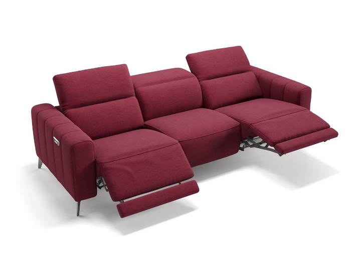 BIG Sofa PALERMO Relaxcouch Stoff Sofa
